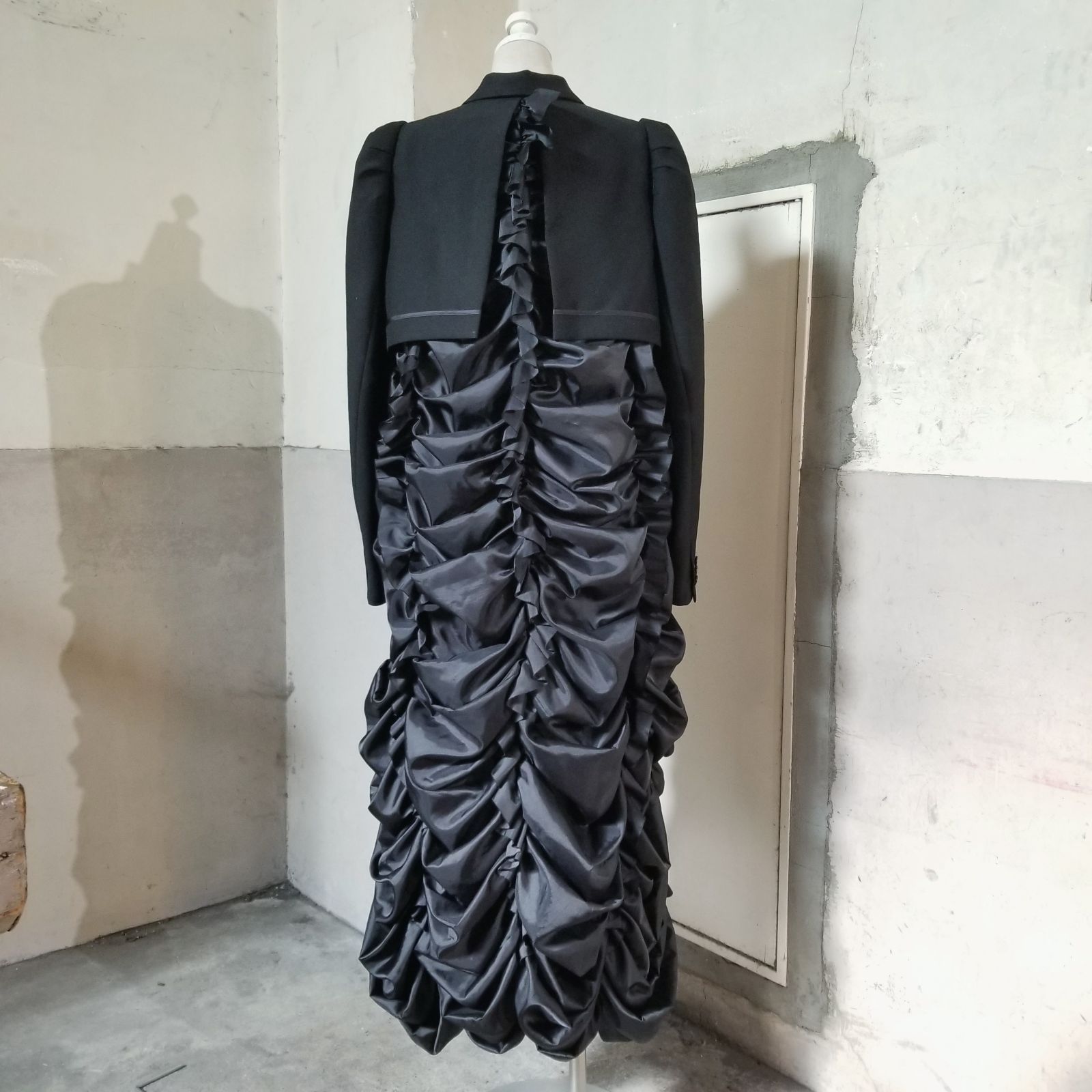 noir kei ninomiya 24aw ラッフルコート フリル M ノワールケイ