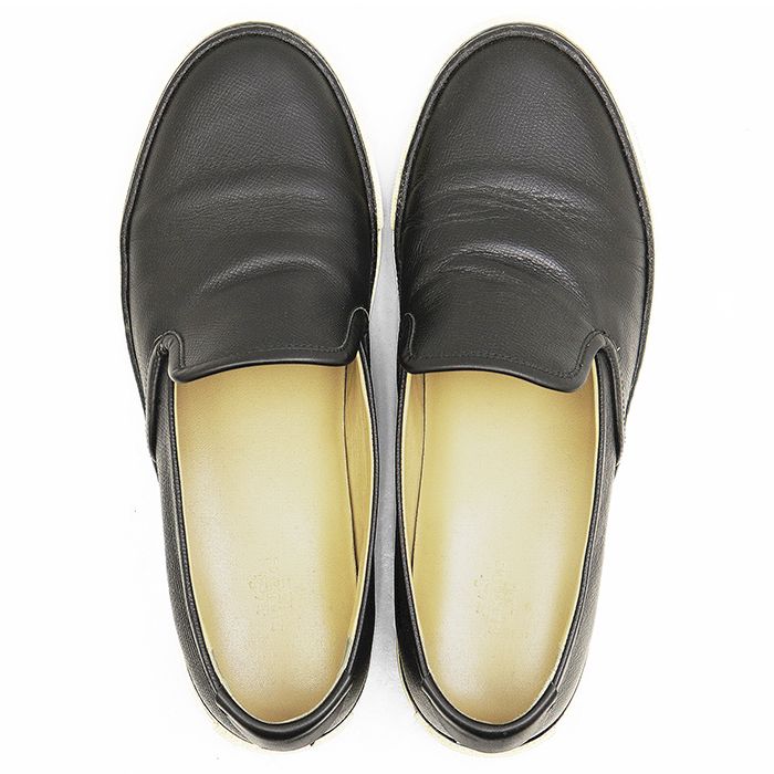 SALE】HERMES エルメス レザースリッポン サイズ 41 メンズ