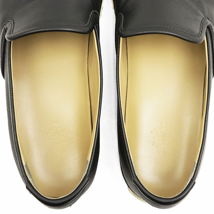 SALE】HERMES エルメス レザースリッポン サイズ 41 メンズ