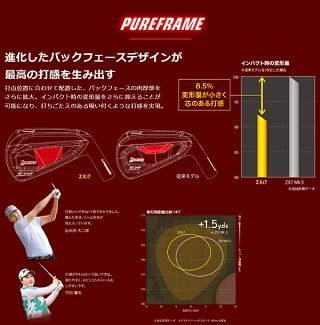 硬さ：S】ダンロップ メンズ スリクソン ZXi7 アイアン 6本組(5-9、PW