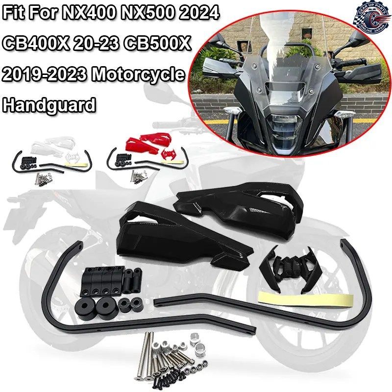 CB 2019-2023 オートバイ ハンドガード ハンドルバー ウインドシールド HONDA NX400 NX500 2024 CB400X 2019-2023 ハンドガード プロテクシ