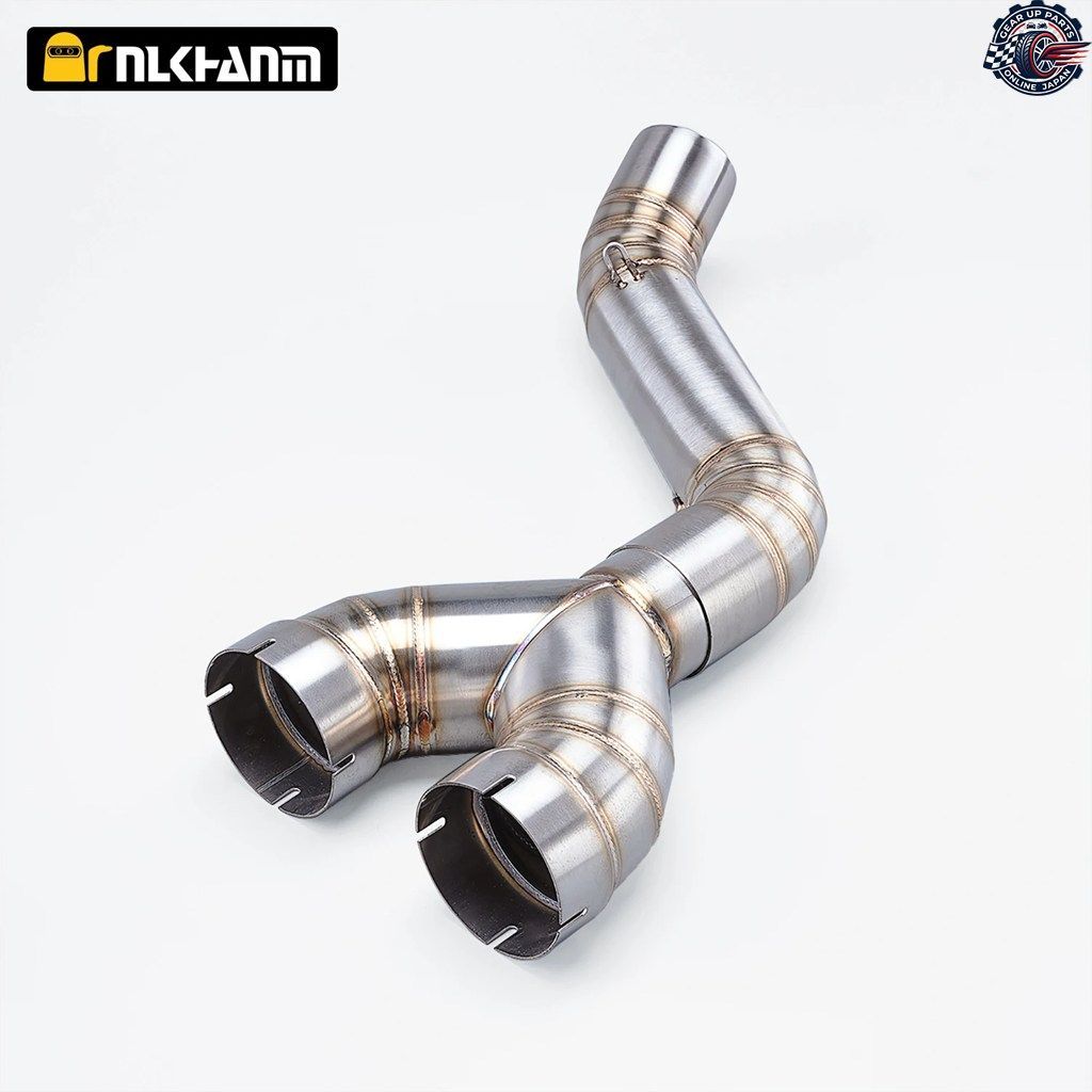 S1000R S1000RR オートバイ排気ミドルリンクパイプエスケープ接続パイプシステム S1000RR 2010-2016 2010-2014 S1000R