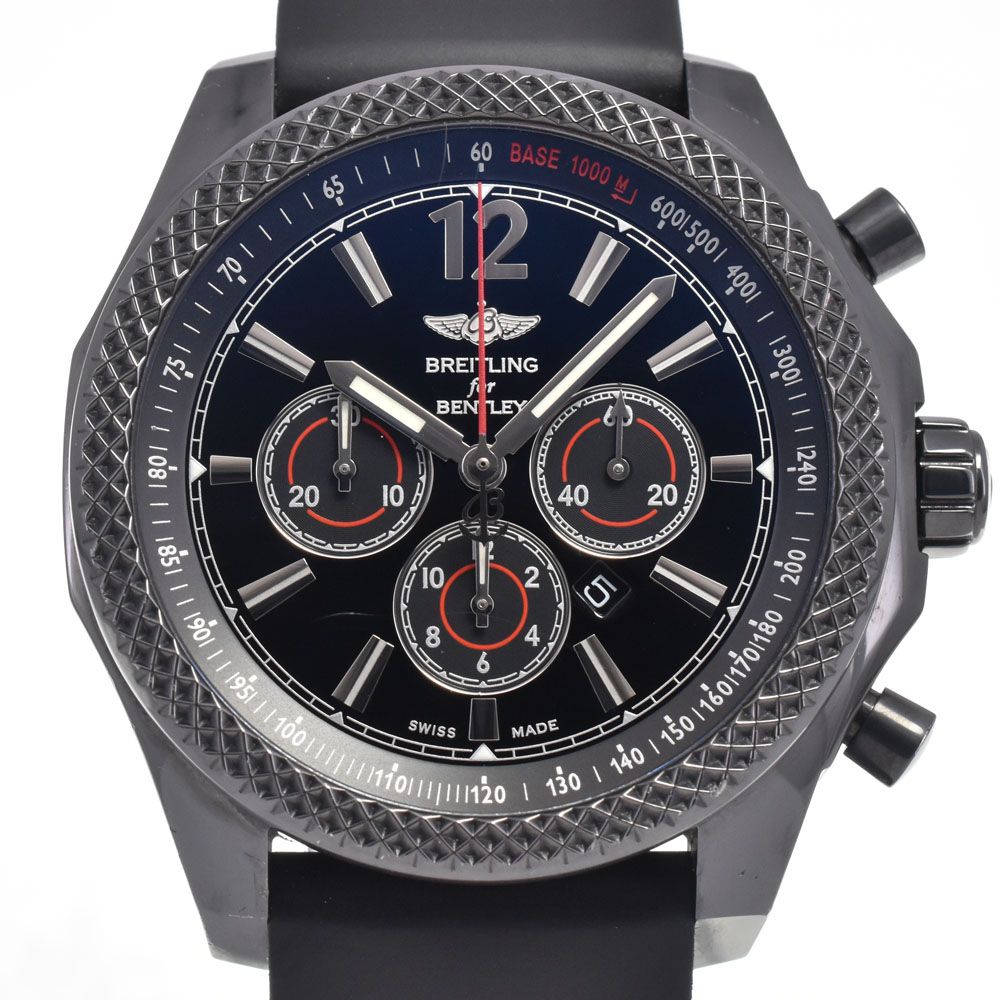 ブライトリング BREITLING M41390 ベントレーバーナート42 限定1000本 ブラック 自動巻き メンズ 内箱付き 腕時計 H#147744