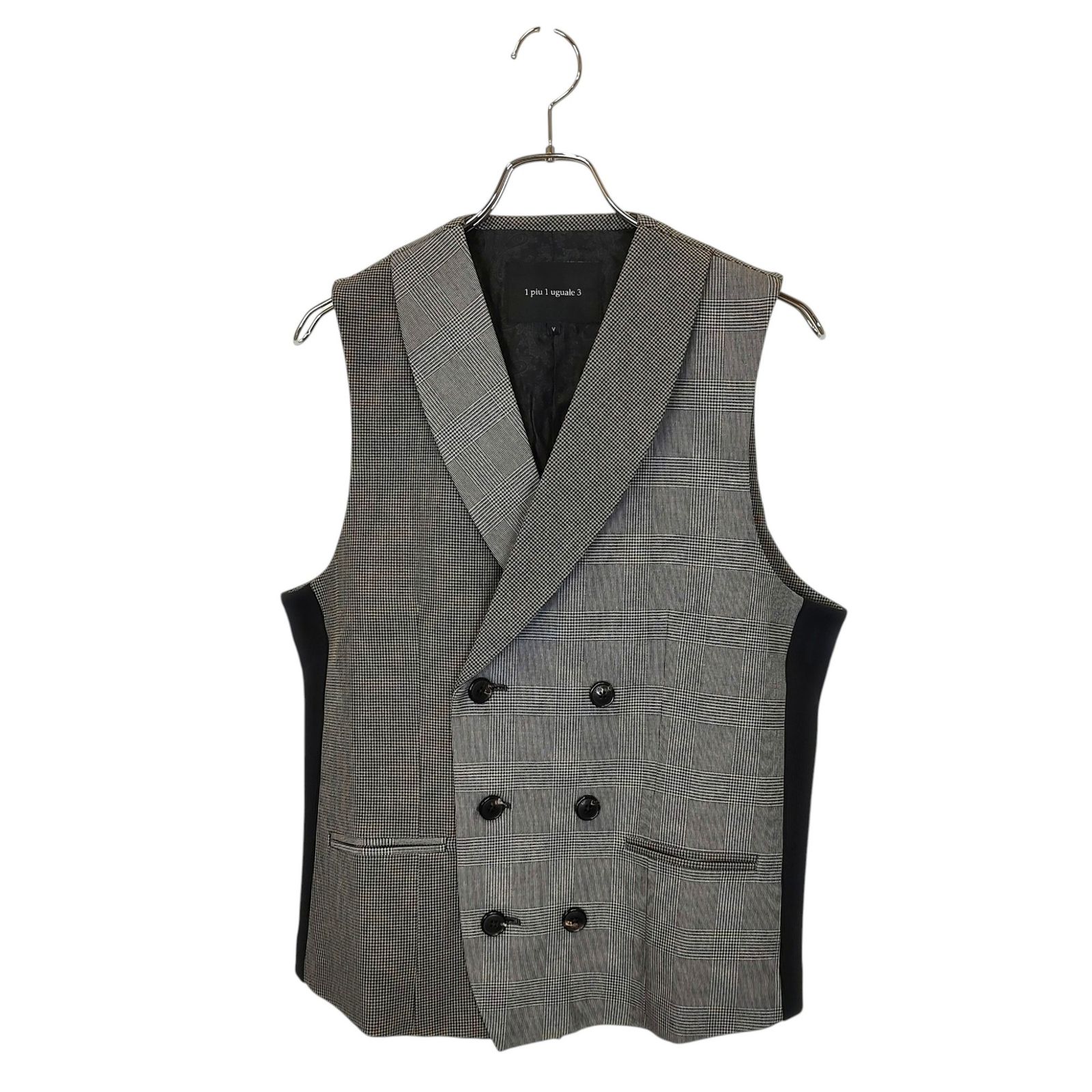 1PIU1UGUALE3 ウノピゥウノウグァーレトレ CRAZY RIB GILET クレイジー