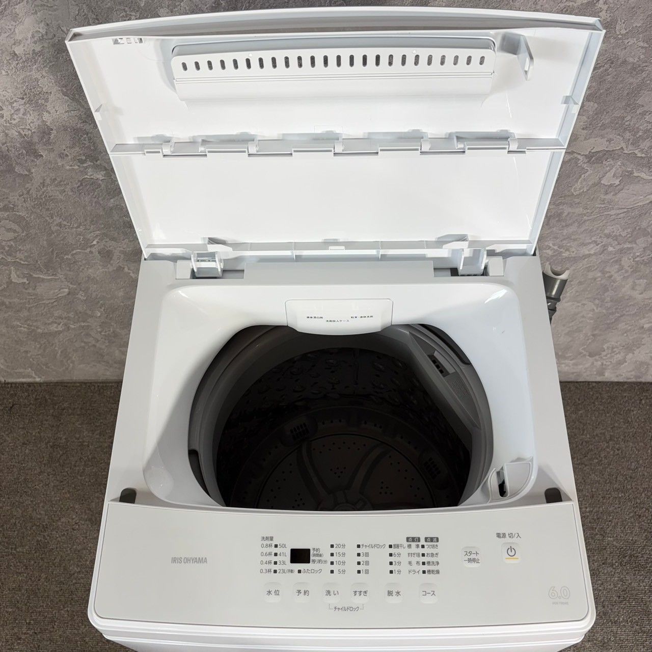 2023年製】 美品 IRIS OHYAMA アイリスオーヤマ 洗濯機 IAW-T604E 6.0