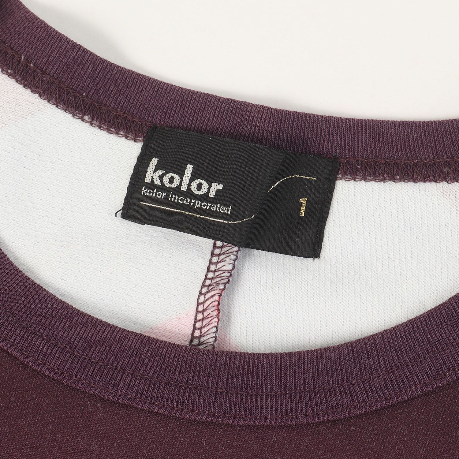 美品】kolor カラー Tシャツ マルチカラー サイズ:1 | マルチボーダー