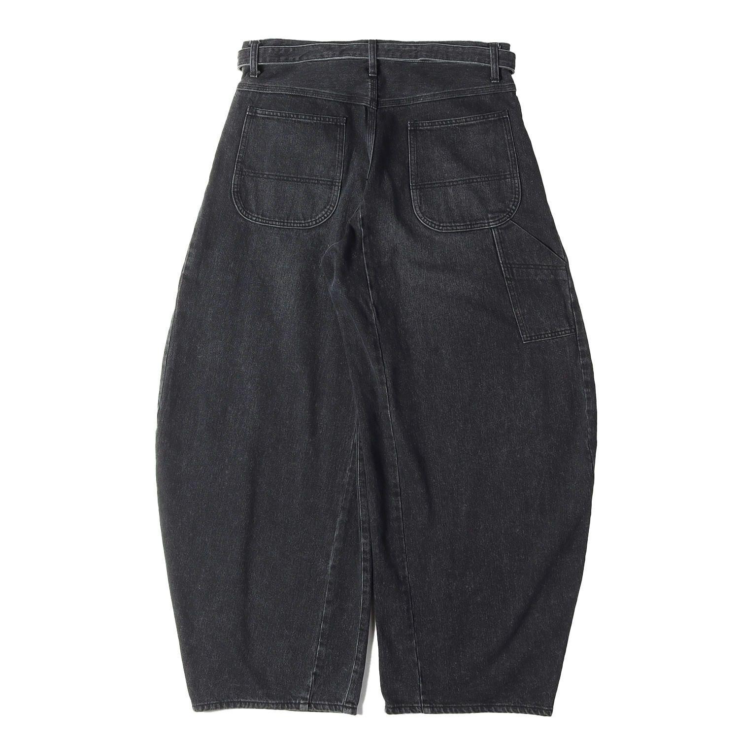 新品】Sacai サカイ パンツ ブラックインディゴ 黒 サイズ:3 | 26SS