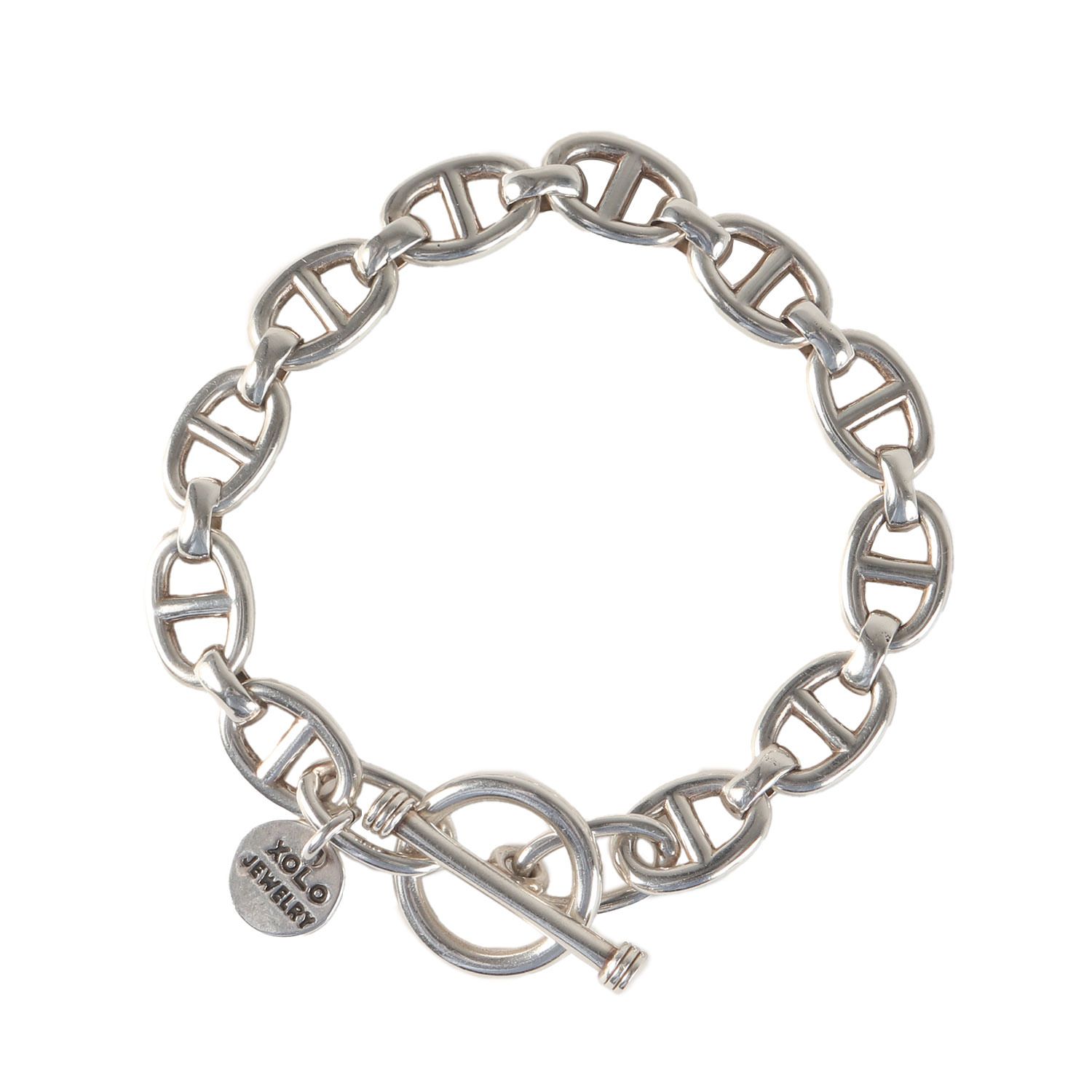 XOLO JEWELRY ショロ ジュエリー ブレスレット | アンカー リンク ブレスレット (Anchor Link Bracelet) | シルバー925 | メキシコ製 ブランド アクセサリー ジュエリー【メンズ】【中古】