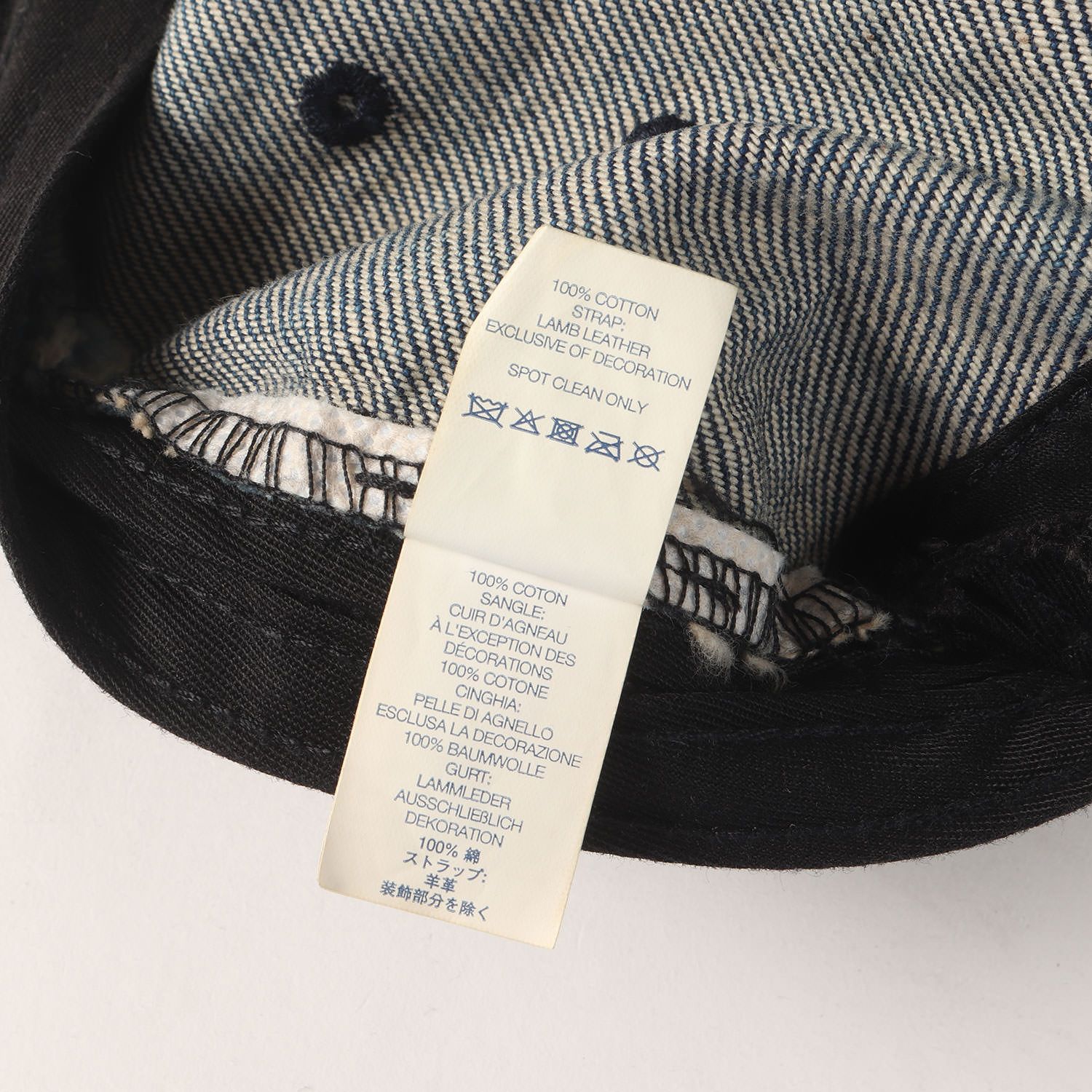 美品】Supreme シュプリーム キャップ インディゴ(Denim) サイズ:FREE
