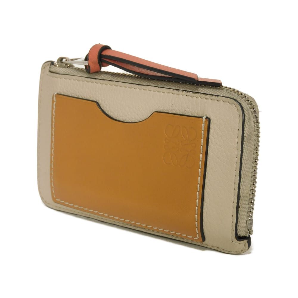 LOEWE ロエベ コイン カードホルダー 現行 グレイン カーフ ハニー 