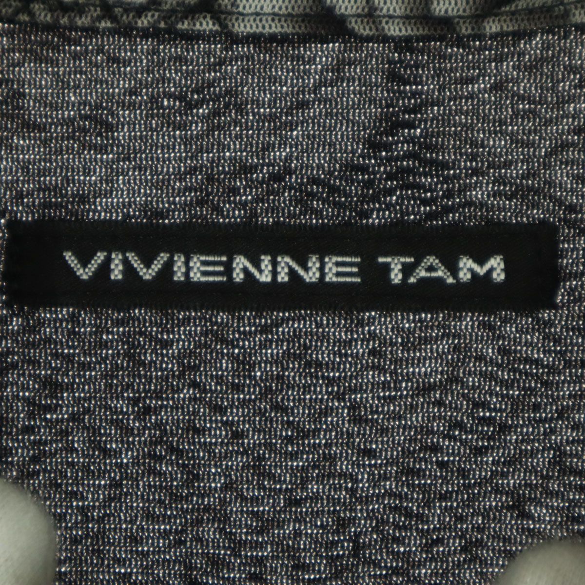 VIVIENNE TAM ヴィヴィアンタム 日本製 総柄 花柄 長袖 膝丈ワンピース