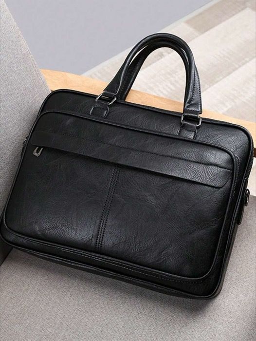 バッグ メンズ ビジネスバッグ ビジネスと余暇に最適 シンプルで多用途 PU素材の堅牢なブリーフケース 防水 耐スクラッチ 耐摩耗 クラシックブリーフケースベクトンテージバッグ 軽量 アンチスリーブメッセンジャーバ