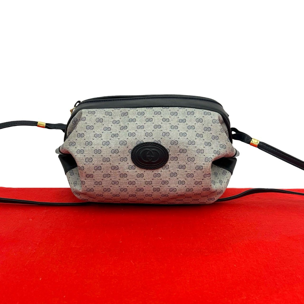 希少！オールドグッチ マイクロGG ビンテージショルダーバッグ ポシェット GUCCI - 極 美品 GUCCI グッチ オールドグッチ ヴィンテージ マイクロ