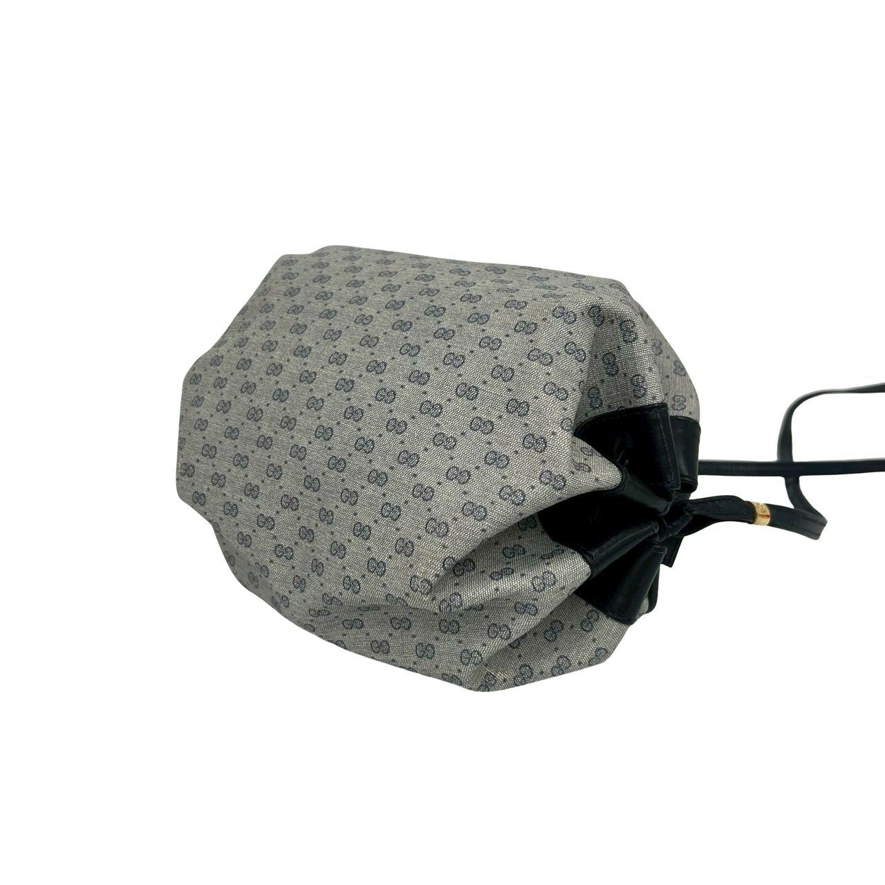 極 美品 GUCCI グッチ オールドグッチ ヴィンテージ マイクロGG ロゴ 金具 レザー ミニ ショルダーバッグ ポシェット ネイビー 26125 極 美品 GUCCI グッチ オールドグッチ ヴィンテージ マイクロGG ロゴ