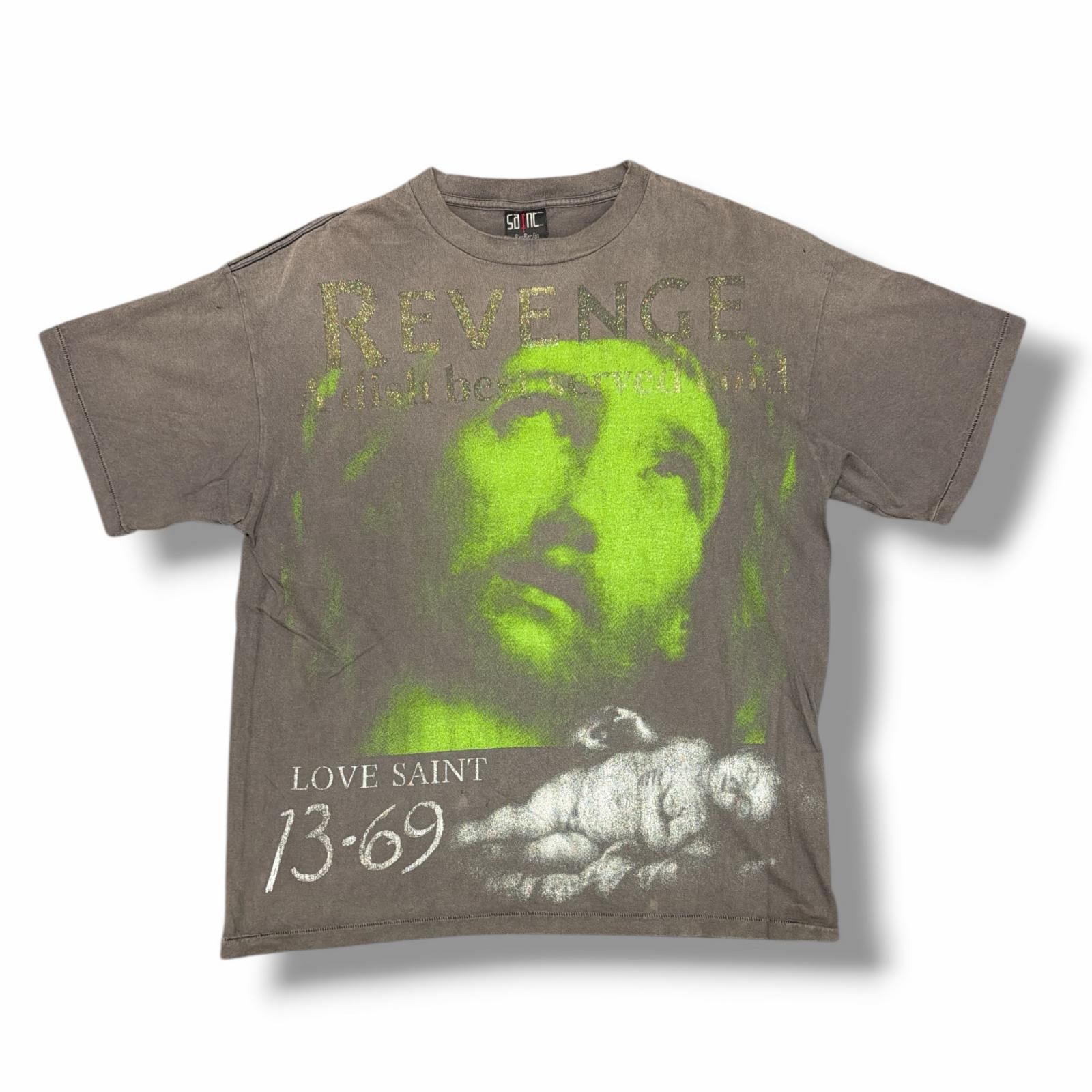 参考上代38500円 SAINT MICHAEL × BerBerJin 23SS BJ_SS TEE / REVENGE