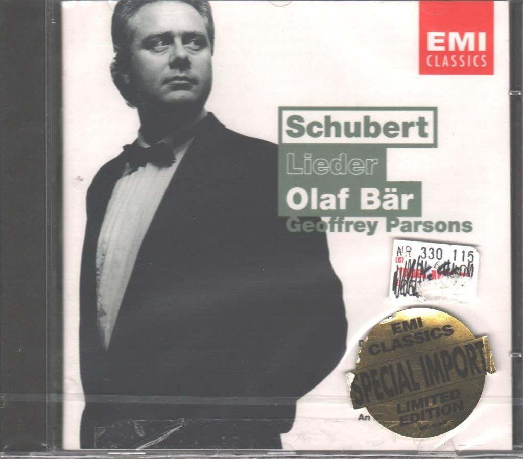 【CD】Schubert;Lieder