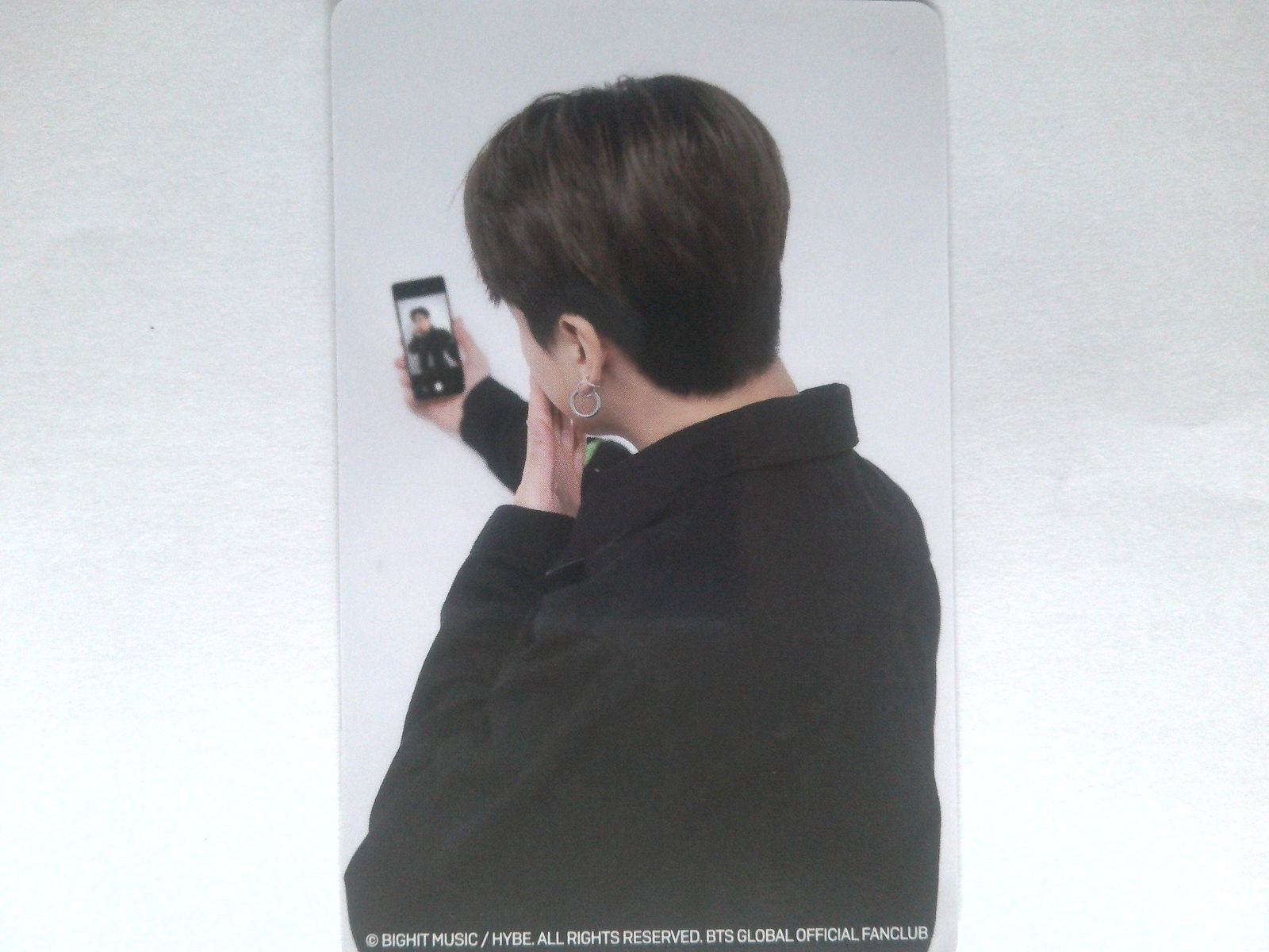 BTS JUNGKOOK トレカ JAPAN OFFICIAL FANCLUB モバイル W会員特典