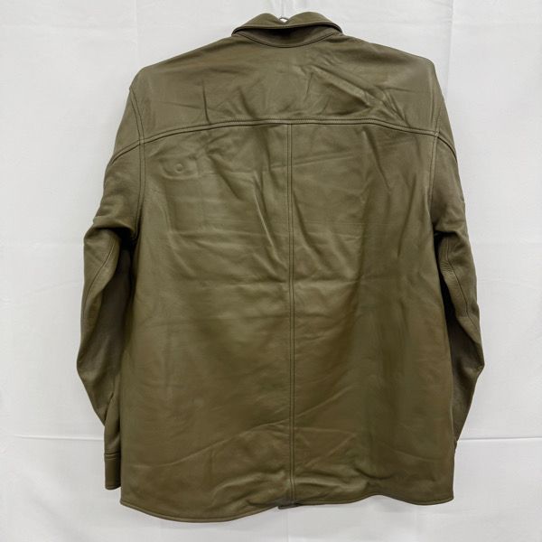 未使用】Supreme/シュプリーム【21AW】Leather Shirt/レザー シャツ