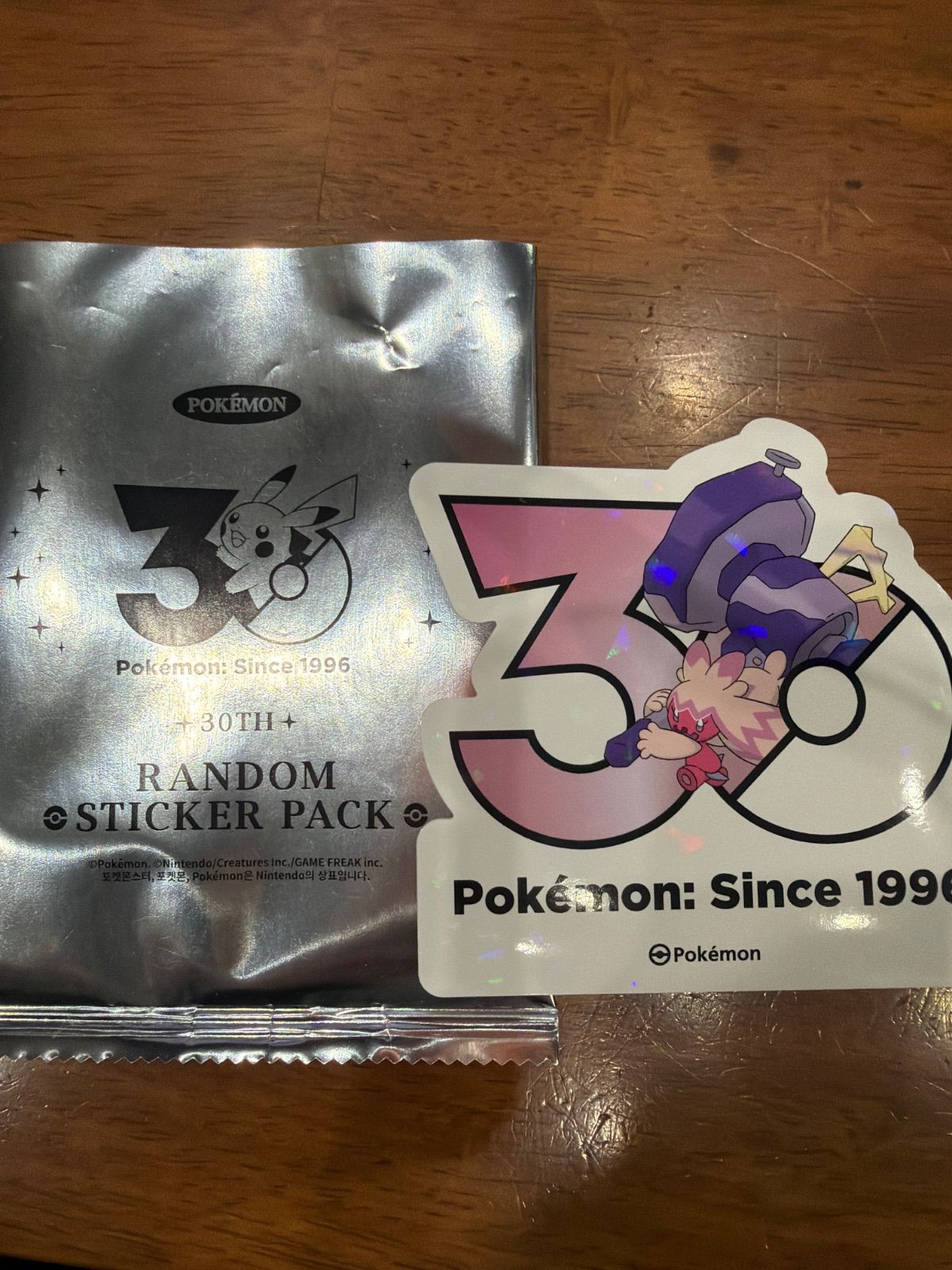 正規品確認著作権マークあり 現地売切【韓国限定】ポケモン 30周年記念 