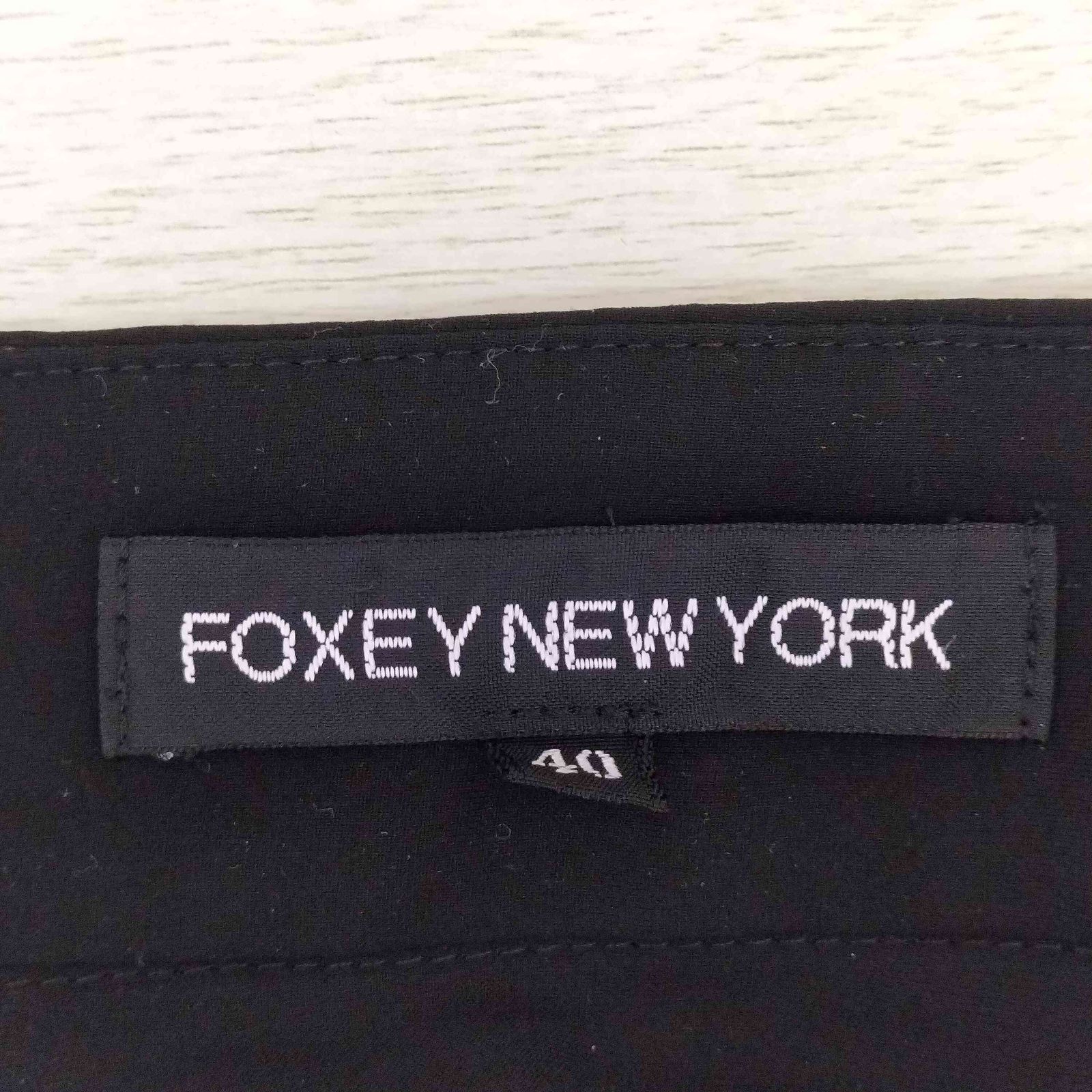 フォクシーニューヨーク FOXEY NEW YORK L/Sシアーシャツ レディース