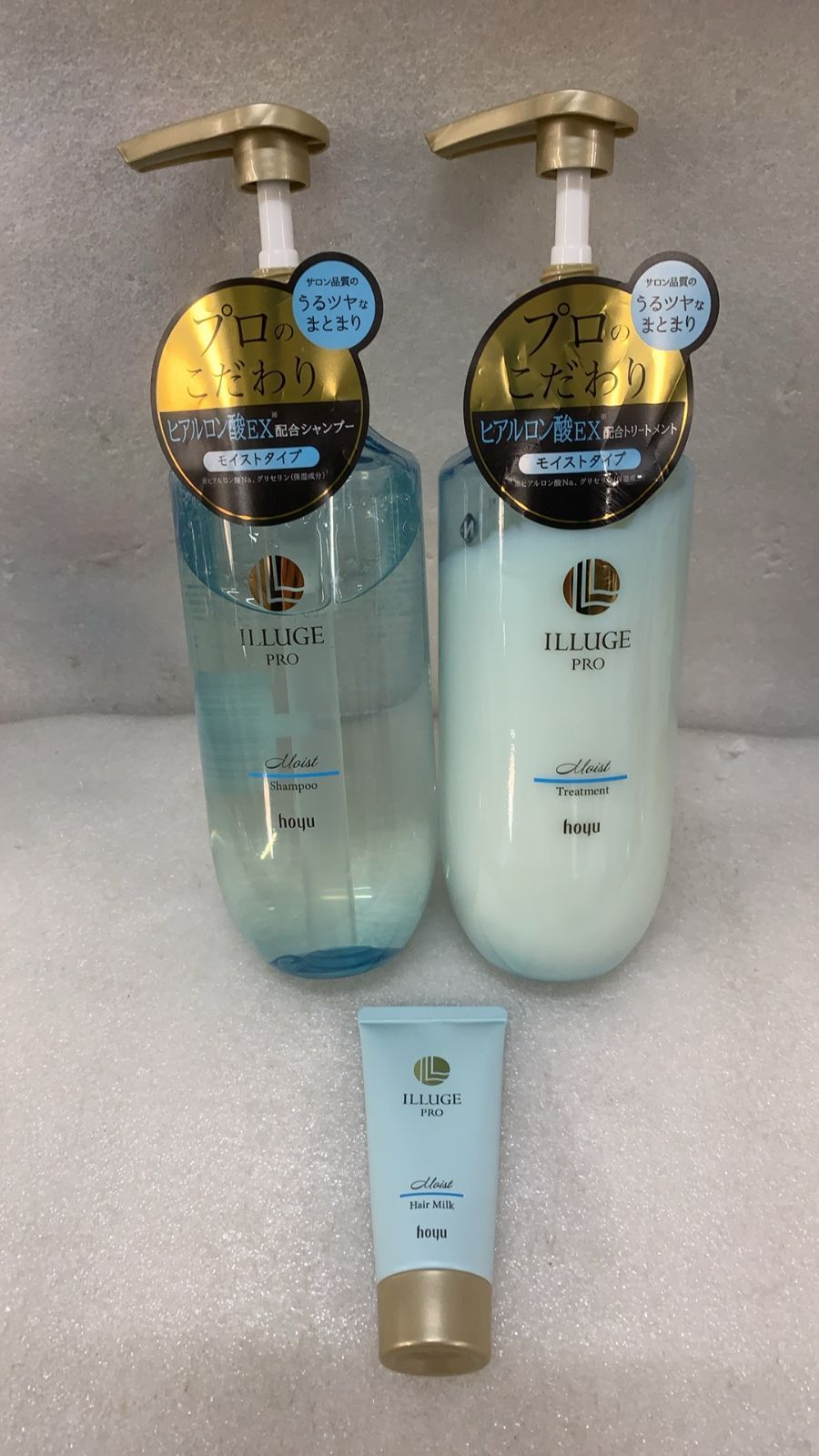 ホーユー イリュージュ プロ モイスト シャンプー500ml トリートメント 500g ヘアトリートメント 洗い流さないタイプ 30ml--529667 X0016V2FZZ - メルカリ