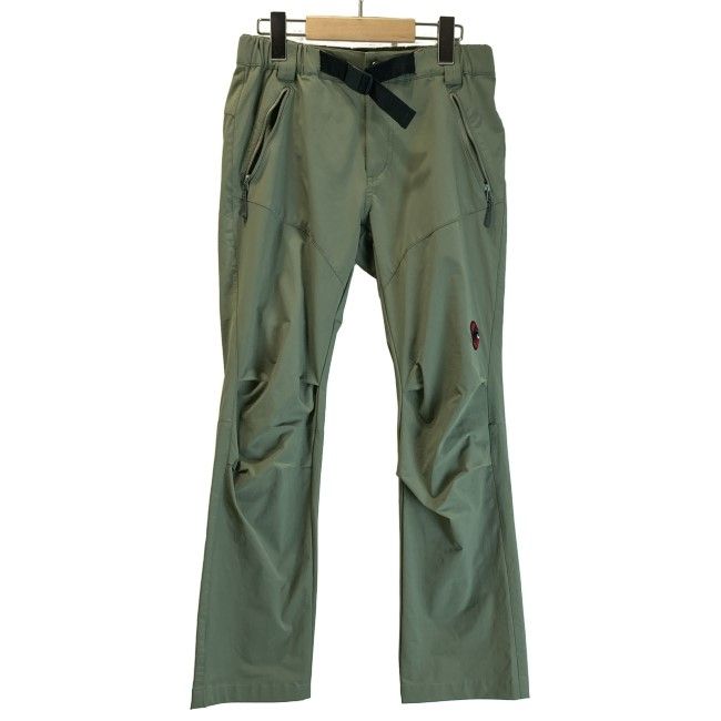 【中古】　MAMMUT　ナイロンパンツ　シャカパン　トレッキングパンツ　ウエストゴム　ジップフライ　ベルト　ワンポイント　アウトドア　古着　/1153