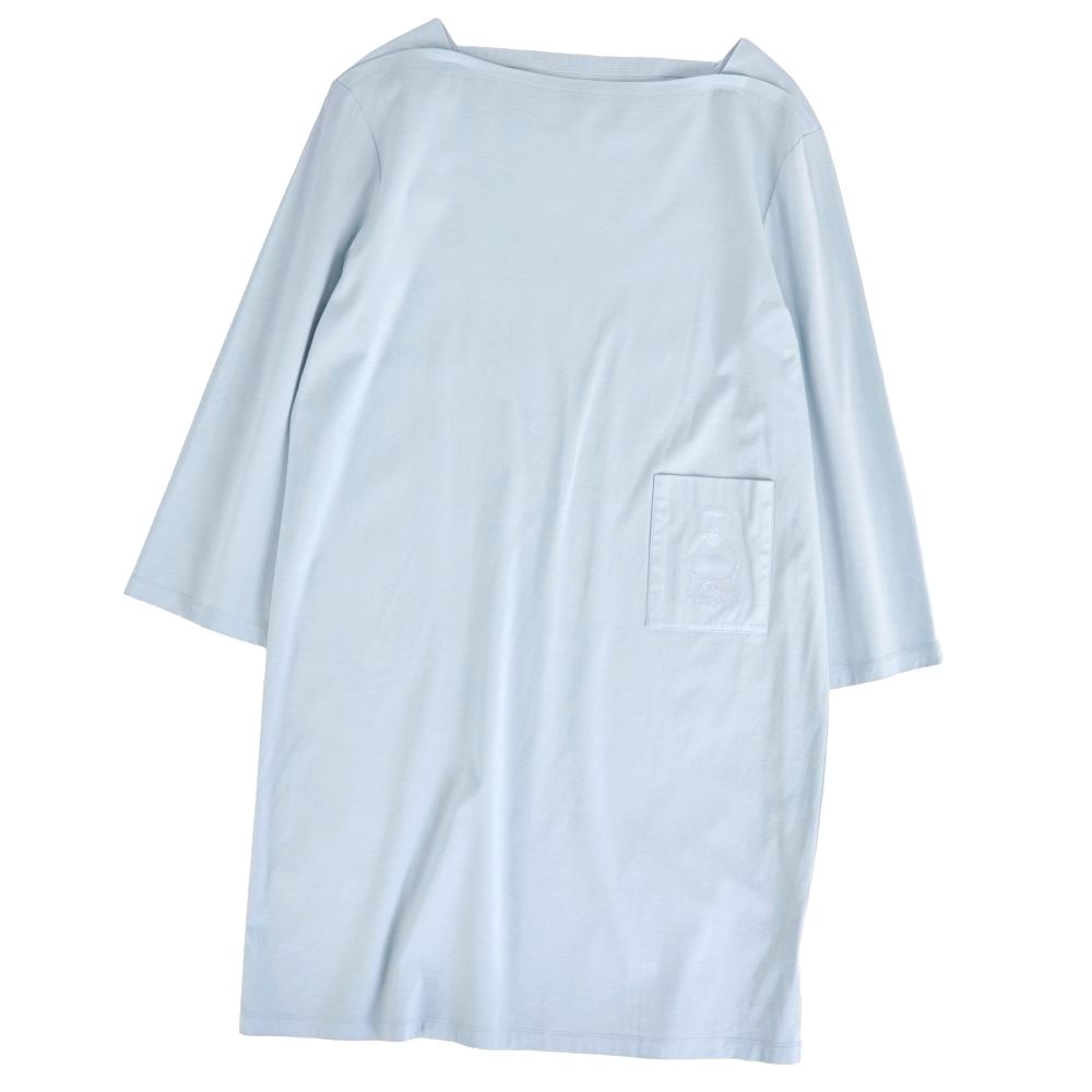 美品 エルメス HERMES ワンピース Tシャツ カットソー コットン トップ