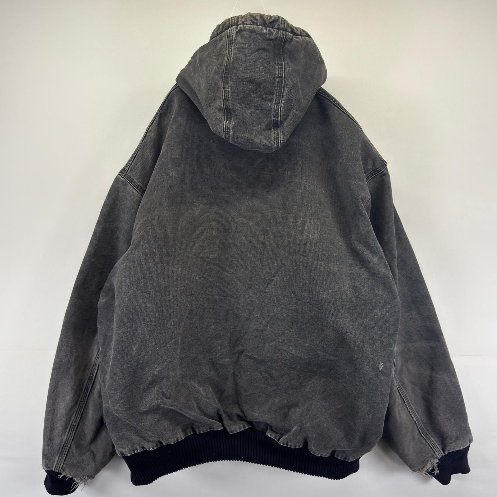 古着 カーハート Carhartt ダック ジャケット フルジップ アクティブ