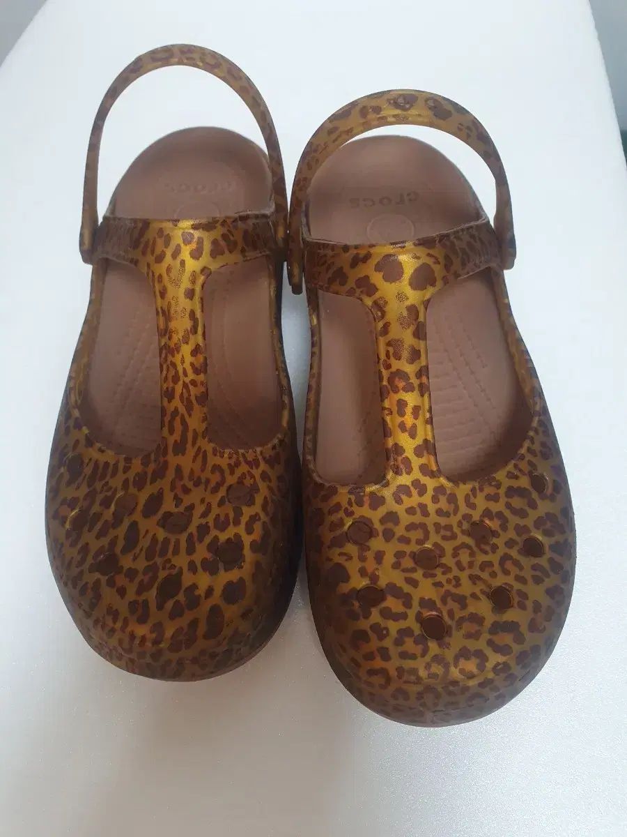 Crocs MARY JANE ヒョウ柄 レオパード サンダル 235mm