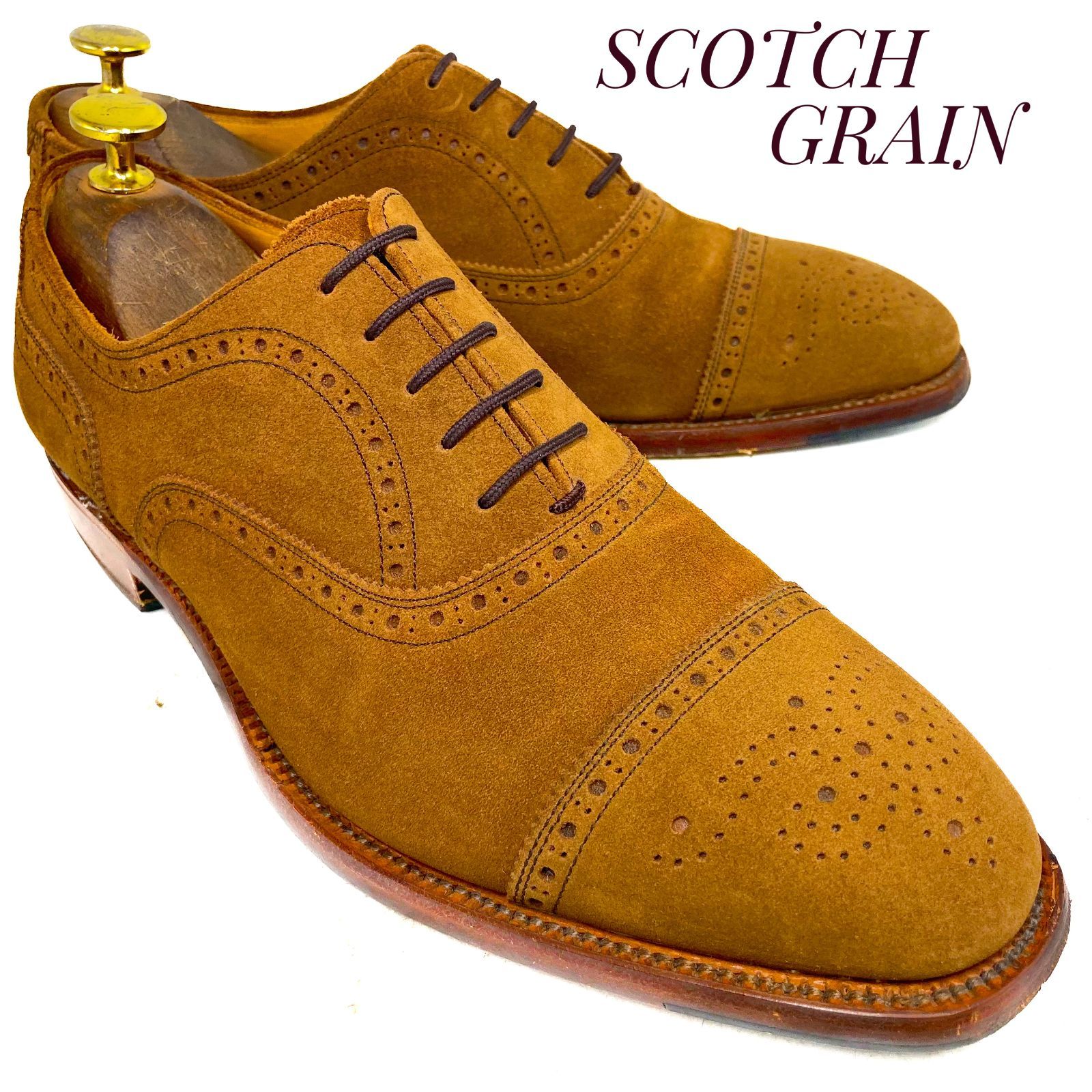 伊勢丹別注】SCOTCH GRAIN スコッチグレイン スウェード ストレート 