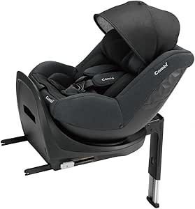 アウトレットCombi コンビ 回転式チャイルドシート クルムーヴ R129 エッグショック CA ブラック ISOFIX固定コンパクトタイプ展示品/送料無料/激安
