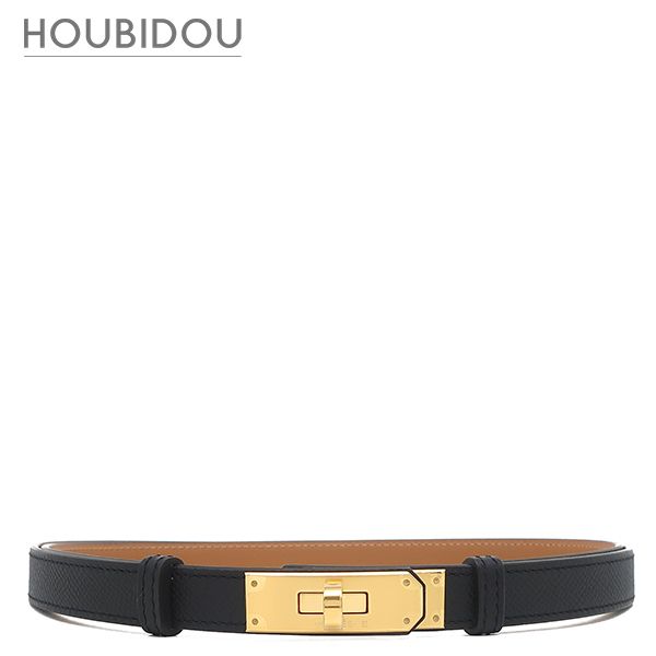 エルメス HERMES ベルト ケリー 18 ヴォーエプソン ブラック ゴールド金具 新品 未使用 ノワール 黒 2025年製 K 【箱】【中古】