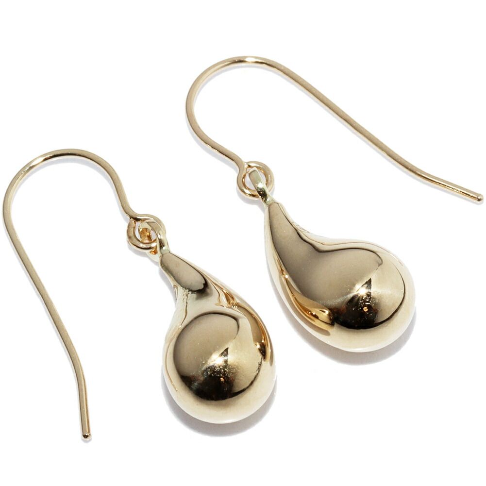 ピアス K18YG ドロップ 雫