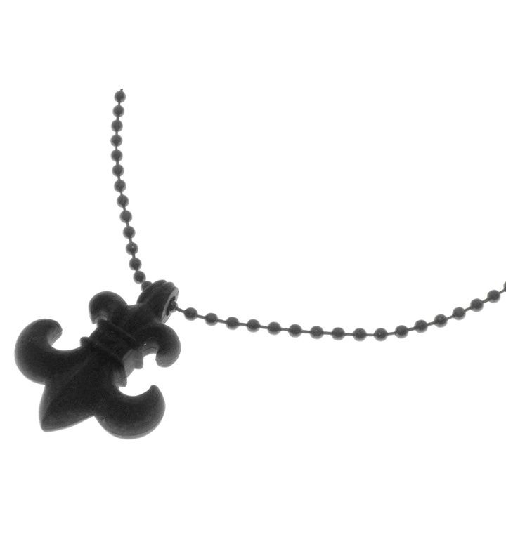 クロムハーツ CHROME HEARTS 【 RUBBER BS FLEUR 】 BSフレア シリコン ラバー ネックレス　h7949