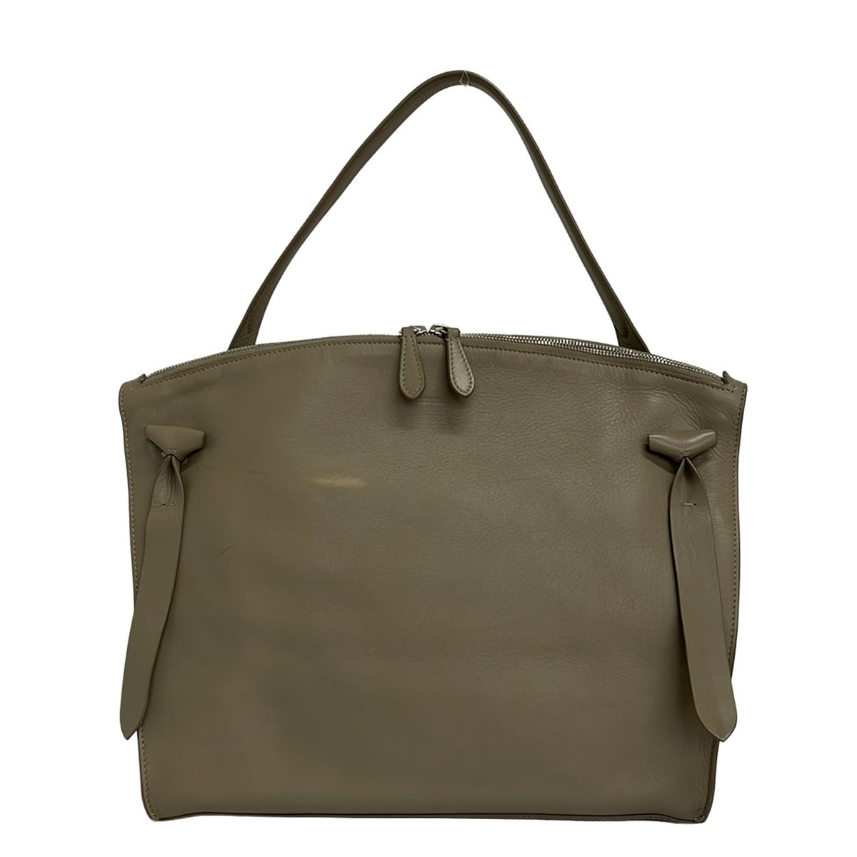 JILSANDER(ジルサンダー) ショルダーバッグ - グレーベージュ レザー 