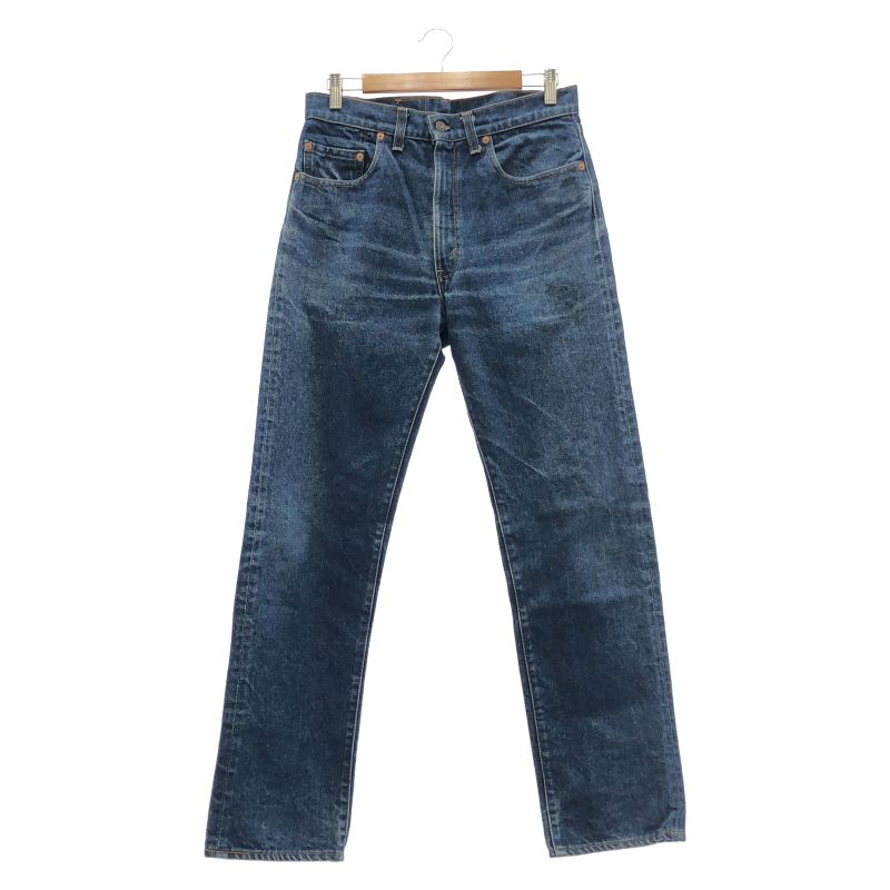 【中古】80s LEVI'S 505 サイズW32L34 505-0217 スモールe 裏ボタン552 USA製[91]