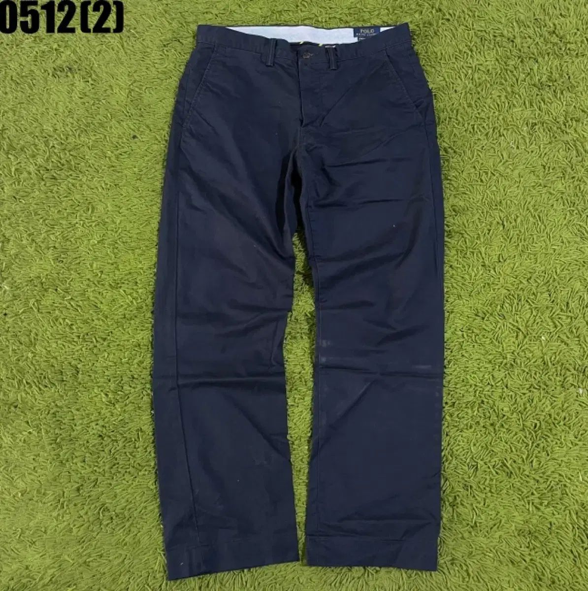 ポロラルフローレン ネイビー コットン パンツ 32