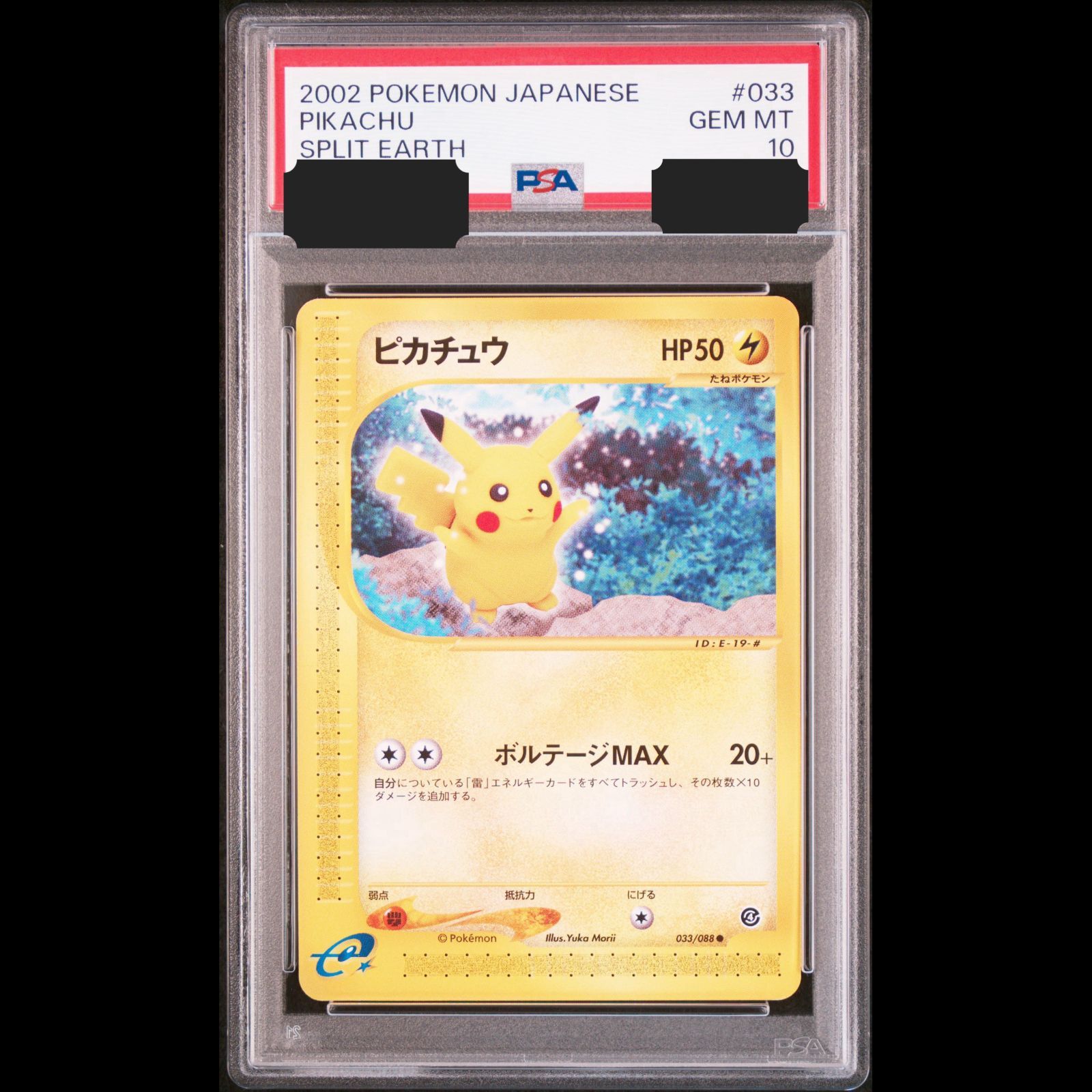 送料無料】ポケモンカード e ピカチュウ PSA10 PSA鑑定 033/088 第4弾 