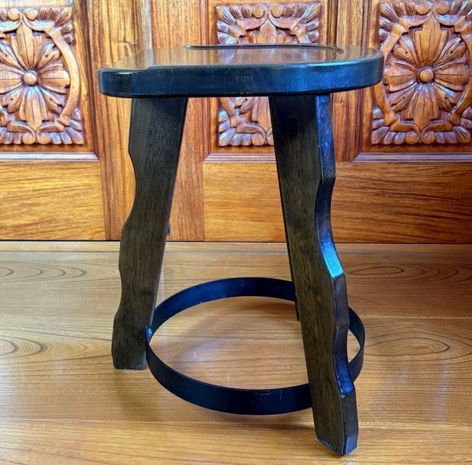 カリモク RUSTIC ルスティック スツール 花台 椅子 ヴィンテージ 