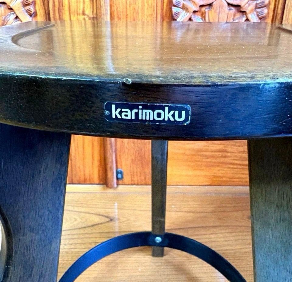 カリモク RUSTIC ルスティック スツール 花台 椅子 ヴィンテージ 