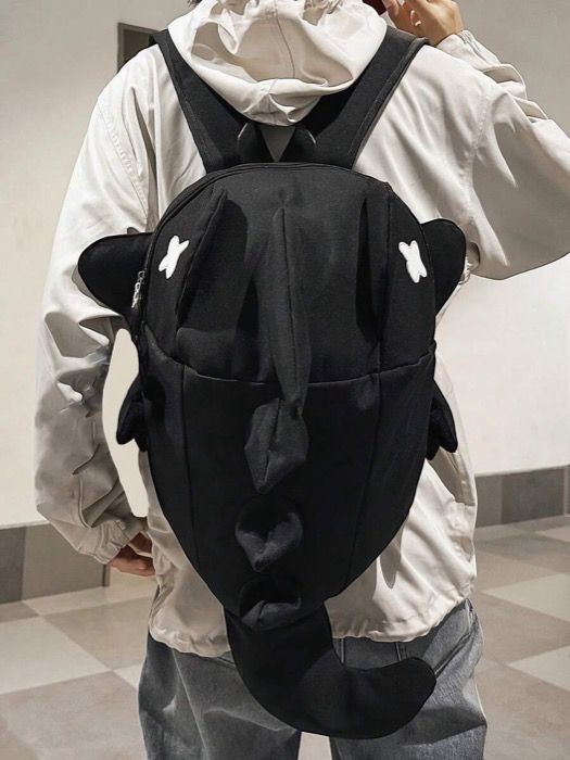バッグ メンズ バックパック サメデザイン カジュアルショルダーバッグ、高校生、大学生、カップル向け バックパック、旅行、通学、スポーツ、通勤に使える多機能、軽量、多ポケット、ユニセックス、ハロウィン、クリスマス、