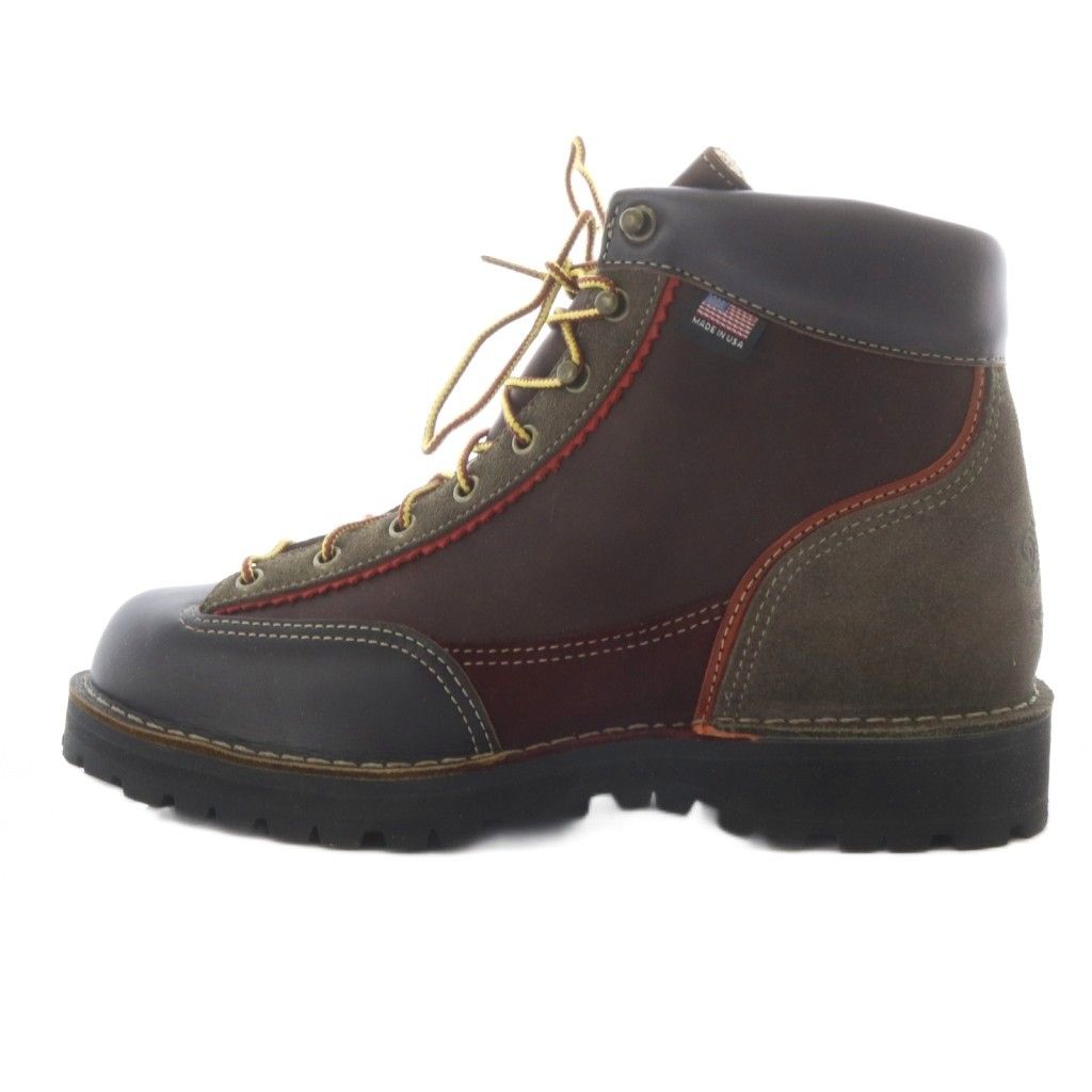 ダナー DANNER LIGHT COLORATION ライト カラーレーションブーツ レザー 切替 US8.5 茶色