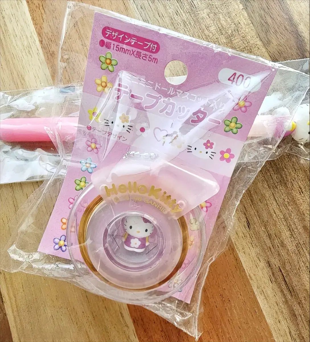 ハローキティ テープ カオハナ キティ テープカッター キティ テープカッター