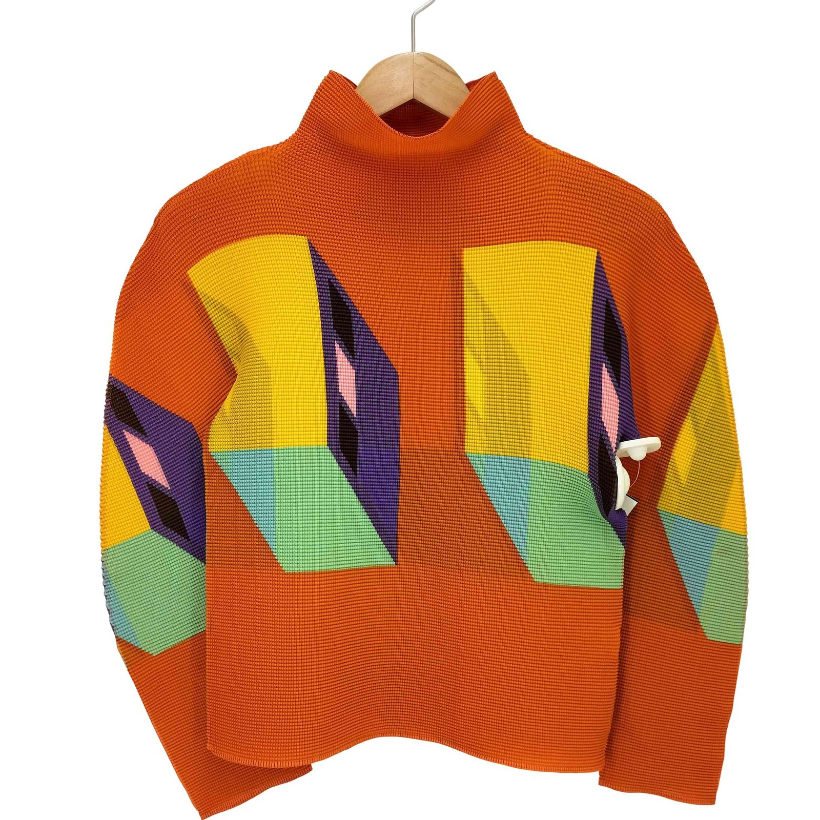 ミーイッセイミヤケ me ISSEY MIYAKE 25AW CUBE ハイネック プリーツトップ レディース 表記無
