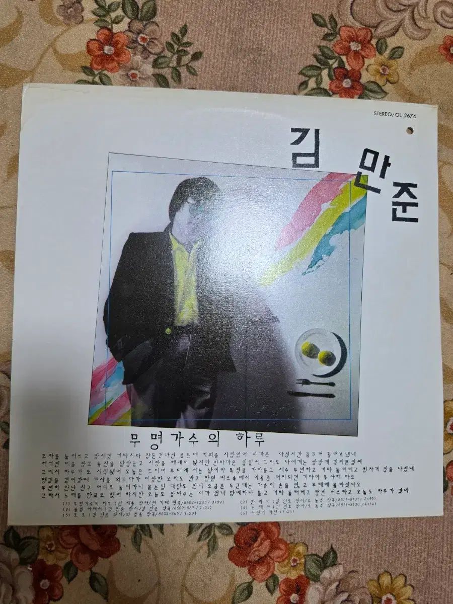 キム・マンジュン LP サイバン 無名の歌手 Haru