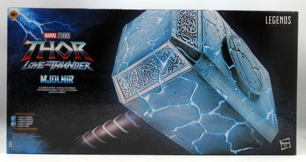 HASBRO ELECTRONIC HAMMER THOR / LOVE AND THUNDER MJOLNIR 1/1スケール