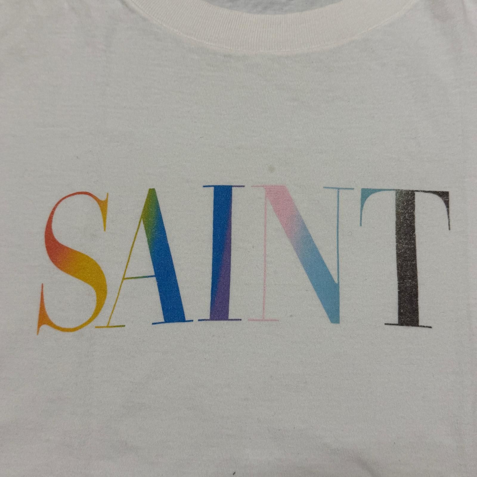 参考上代28600円 SAINT MICHAEL 24AW SS TEE RAINBOW SAINT レインボー 