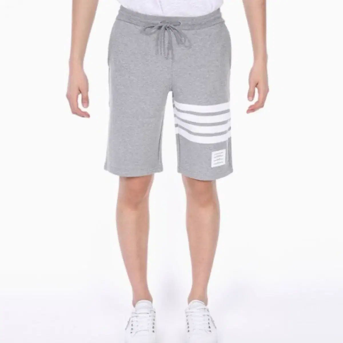 4 トム・ブラウン 斜めボーダー ハーフパンツ A+級 / オーバーサイズ Thom Browne トム・ブラウン 斜めボーダー 四本