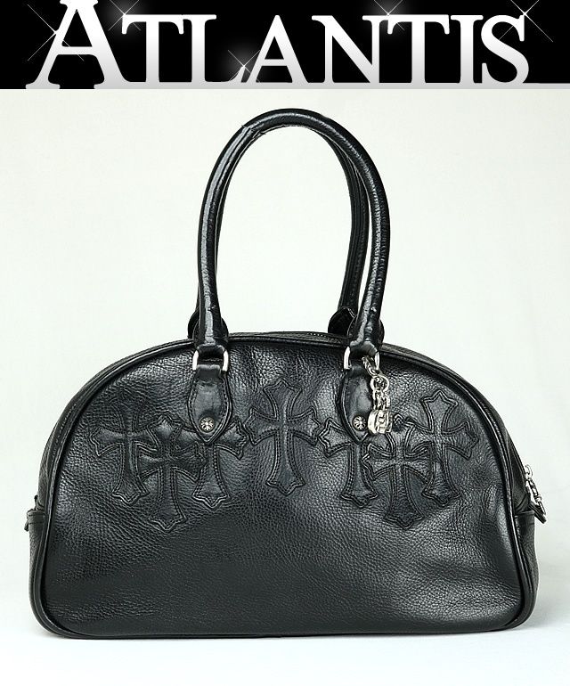 【新品未使用極美品】クロムハーツ　ジムバッグ　セメタリークロスパッチ　スモール CHROME HEARTS 新宿店 クロムハーツ 美品 現行型 ジムバッグ スモール