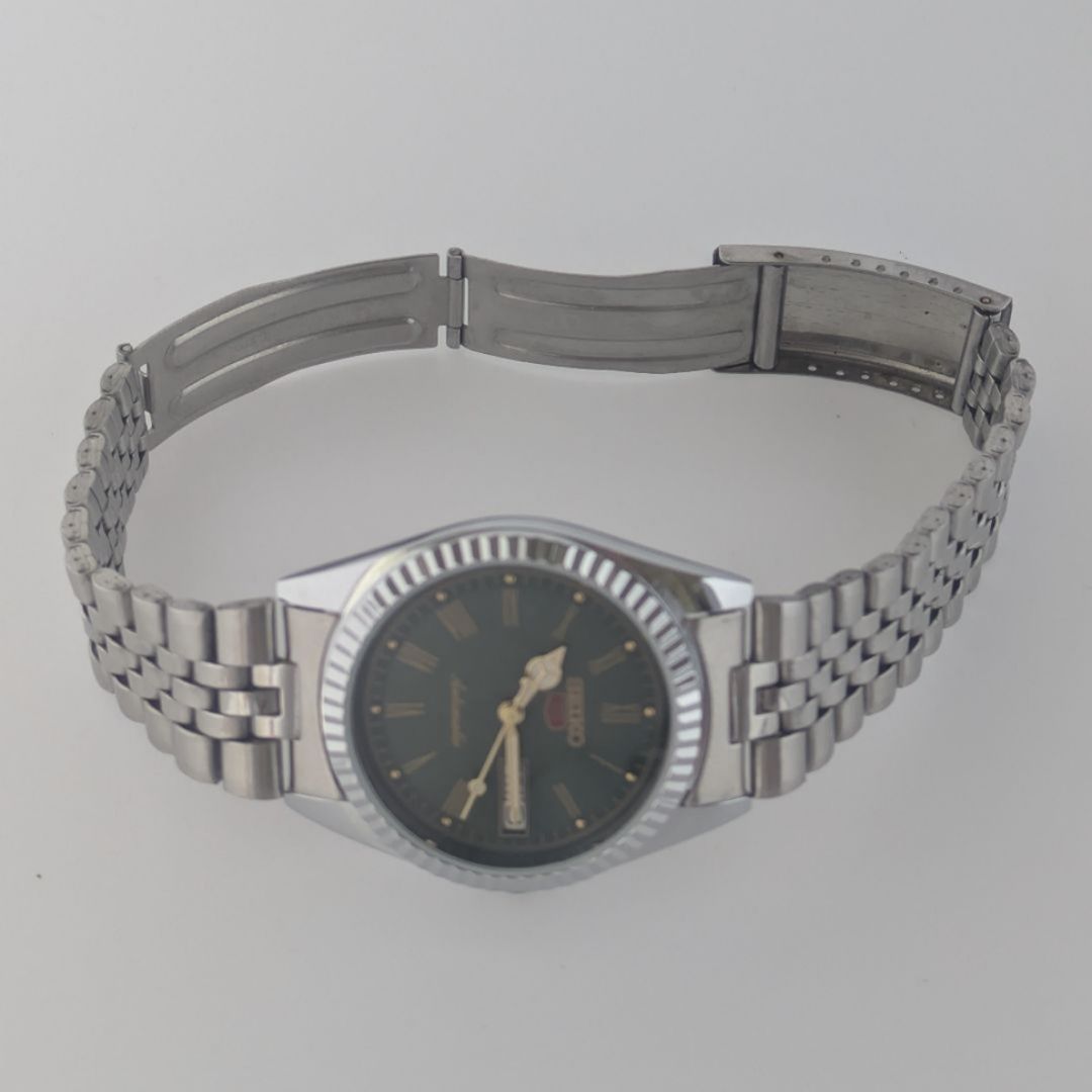 稼動/希少】SEIKO5 フルーテッドベゼル 自動巻き 腕時計 【公式通販】